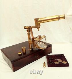 Large Universal Microscope attributed to Noël Buron Circa 1840s