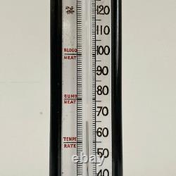 Large Victorian Desk Thermometer On Serpentine Base By Negretti & Zambra London