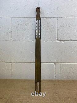 Largeb Antique Victorian Joseph Long Ltd London Stick Thermometer