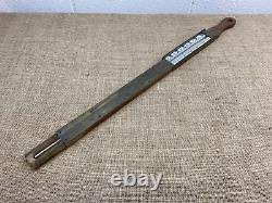 Largeb Antique Victorian Joseph Long Ltd London Stick Thermometer