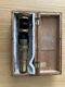 Late 1800s Antique Brass Field Pocket Microscope With Original Box