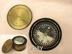 Late 19th century Singer's Patent gimbal mounted Mariners boat compass