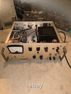 Linear Power Supply Solartron Very Rare Vintage 1967 Working, 10A Over 30V