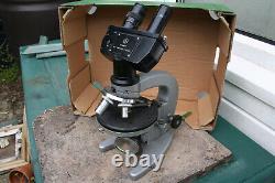 Lomo MBR-1 (MBP-1) Microscope with 4 Objectives. Cooke & Perkins Dual Eyepiece