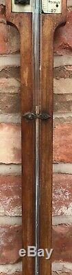 Lovely Antique Stick Barometer By Ciceri & Pini Edinburgh