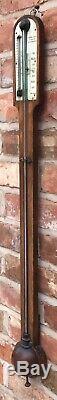 Lovely Antique Stick Barometer By Ciceri & Pini Edinburgh
