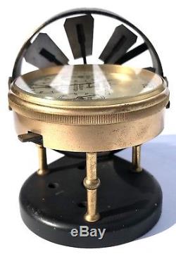 Lovely Antique Vane Anemometer Velocity Meter Air Flow Townson & Mercer London
