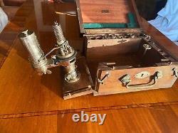 Lunken Company Vintage Test Equipment In Wooden Box