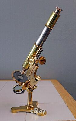McINTOSH BATTERY & OPTICAL CO, CHICAGO, PROFESSIONAL MICROSCOPE, SN-328, C1890