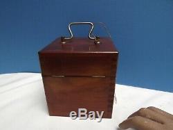Medical Shocking Coil Cased Glass Battery C1900 Brass A1 Condition