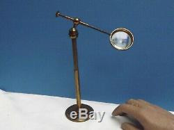 Microscope Bullseye Condenser Lens Lacquered Brass C1860