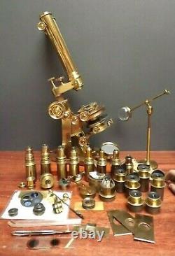 Microscope Charles Collins Grand Harley Binocular Fully Loaded Fine