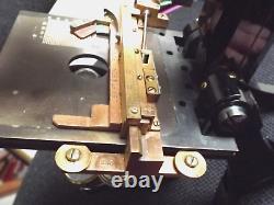 Microscope J. Swift & Son Brass Museum Quality Mahogany Case Very Fine