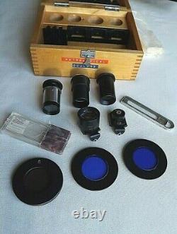 Microscope Petrological LOMO Accessories Boxed Polarising Russian