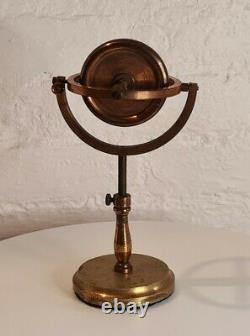 Mid Victorian Brass Gyroscope on stand / Science Demonstration Instrument