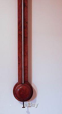 Mid-victorian Rosewood Stick Barometer By Newton & Co, 3 Fleet Street, London