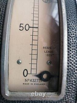 NCS AMPERES METER 0 200 AMPS Large Vintage Amp Meter 270mm x 275mm x 95mm