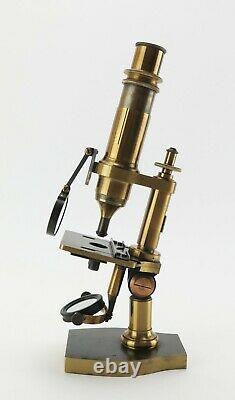 Nachet et Fils, Paris Brass Microscope c1856 (Louis Pasteur)