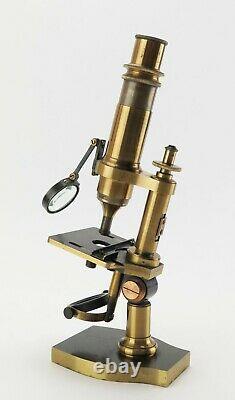 Nachet et Fils, Paris Brass Microscope c1856 (Louis Pasteur)