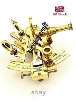 Nautical Solid Brass Sextant Vintage Marine Style Navy Sextant Ship Instrument