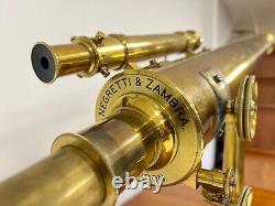 Negretti & Zambra, 19th Century Brass Telescope