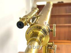 Negretti & Zambra, 19th Century Brass Telescope