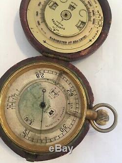 Negretti & Zambra Antique Pocket Barrometer