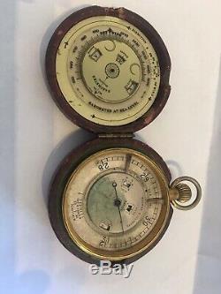 Negretti & Zambra Antique Pocket Barrometer