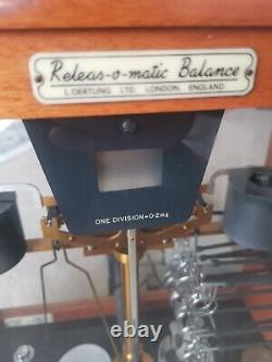 Oertling Release O Matic Model 126 Vintage Measuring Scales Mid Century