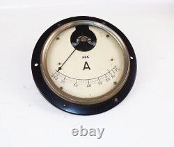 Old AEG Ammeter Large Measuring Switchboard Decor