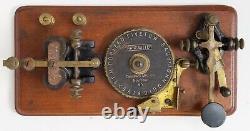 Omnigraph circa 1905 Telegraph Key Sounder Practice Morse Code Old Antique Early