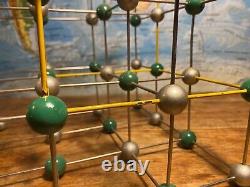 Original Vintage Molecular Model Of Sodium Chloride Salt