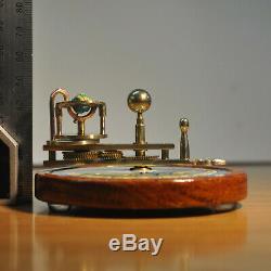 Orrery Brass and Wood Ferguson paradox miniature planetarium planetario globe