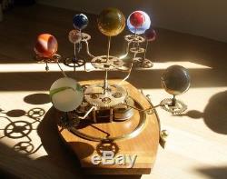 Orrery Clock. Collectables, Astronomy, Antiques, Universe, Art, Steampunk, Educational