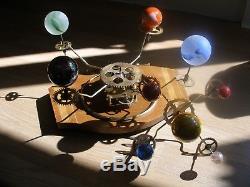 Orrery Clock. Collectables, Astronomy, Antiques, Universe, Art, Steampunk, Educational