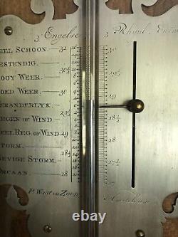 P Wast En Zoon. Amsterdam Barometer Circa 1770 1780