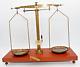Philip Harris Brass Apothecary Scales. With 2 sets of weights. Vintage 1930's