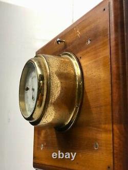 Pilot Marine Antique Nautical Rain Change Fair Vintage Ship Barometer Germany