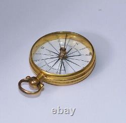 Pocket compass in case Carpenter & Westley