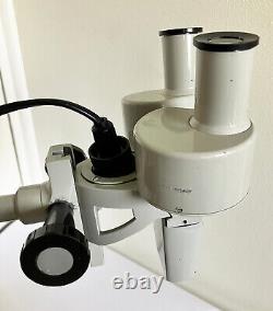 Prior England Long-Arm Binocular Microscope with Wooden Case