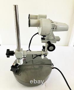 Prior England Long-Arm Binocular Microscope with Wooden Case