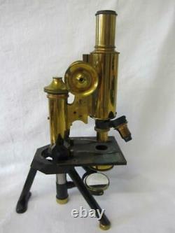 RARE Antique Brass James Swift & Son London Discovery Microscope c1901-10