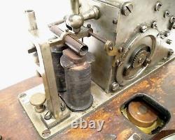 Rare Antique 19th Railroad Telegraph Sending Receiving Station Morse Ink Writer