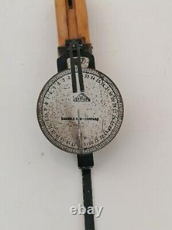 Rare Antique Bagnold Desert Command Hand Held Sun Compass/dial