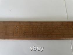 Rare Antique Early 19th Century 2 Foot Gunter Navigational Rule Ruler