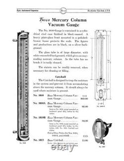 Rare Antique Hohmann & Maurer Mercury Column Gauge Catch-All Cover