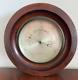 Rare Antique J. Parkes Liverpool Bulkhead Nautical Ships Cased Aneroid Barometer