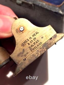 Rare Antique James H. Heal & Co. Textile Thread Counter Microscope