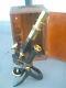 Rare Antique Vintage Cased Swift Microscope & Wooden Case