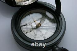 Rare Antique c. 1860 Pantochronometer Hunter Case Compass Sundial Combination